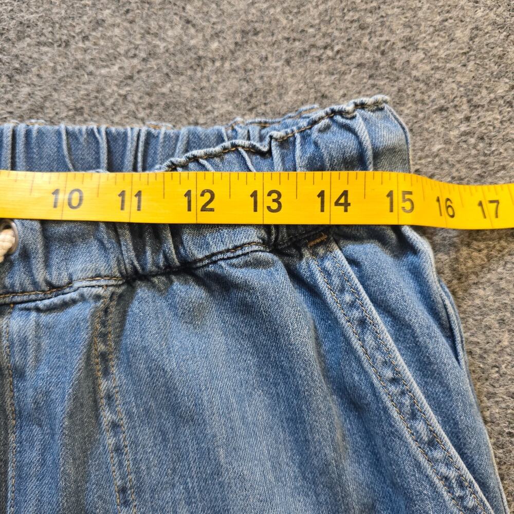 J Crew Jeans Womens Size 28 Blue Denim Pull On Tapered Drawstring Casual Capsule - Picture 5 of 11